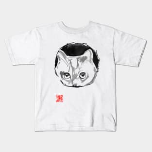 cat in the box 02 Kids T-Shirt